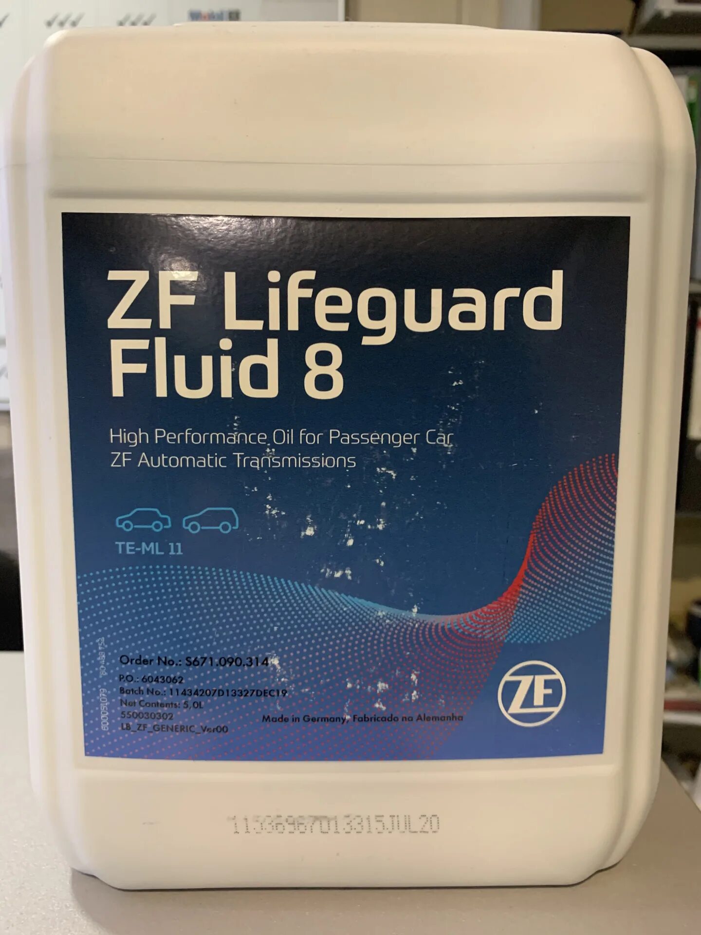 Масло ZF 8hp артикул. ZF LIFEGUARDFLUID 8 5л. Масло ZF LIFEGUARDFLUID 6. ZF 8hp масло ATF.