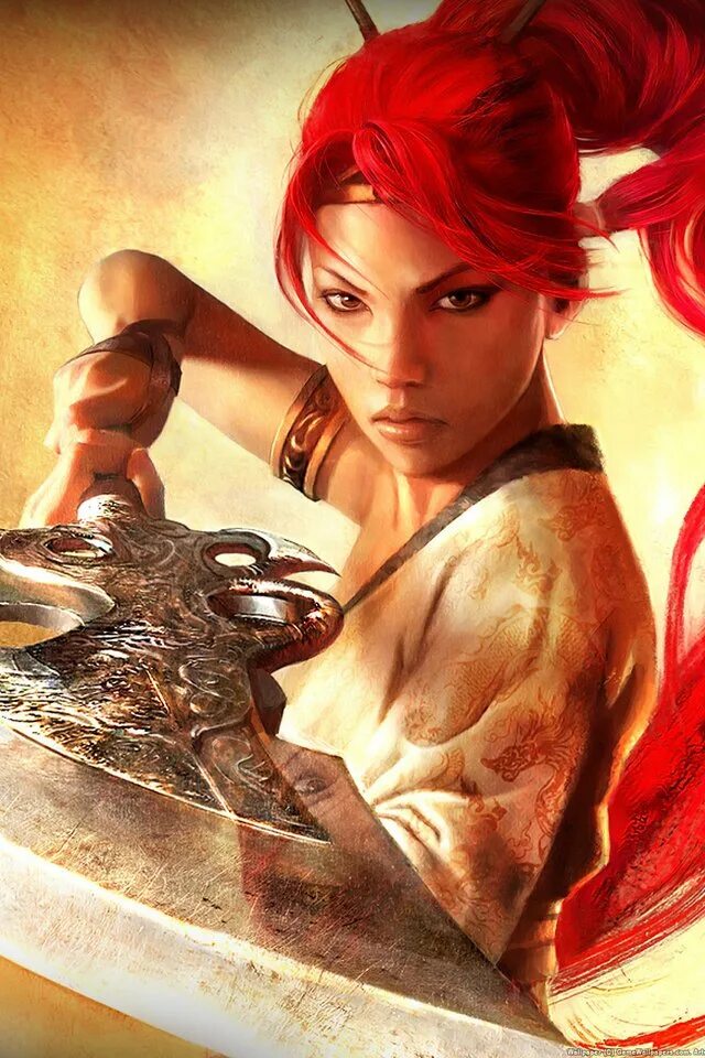 Небесный меч кому подойдет. Heavenly Sword Нарико. Нарико из Heavenly Sword.