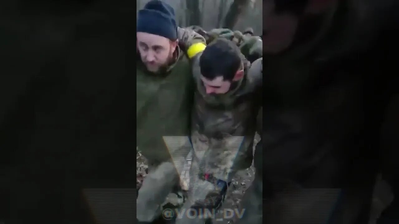 Пленные российские солдаты. Укропы в плену