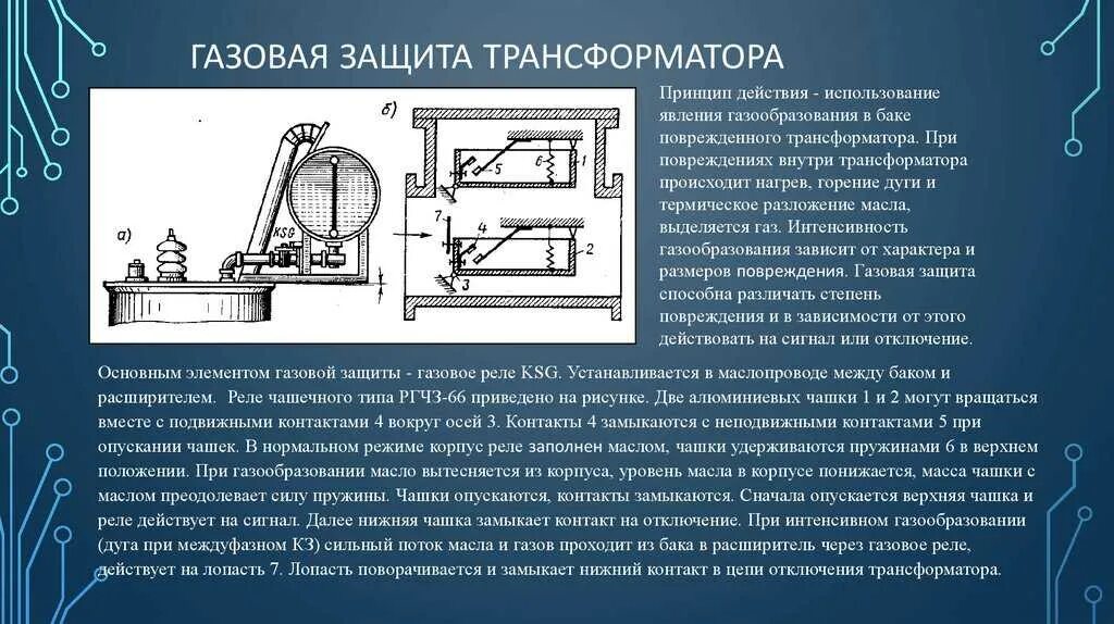 Действием газовой защиты