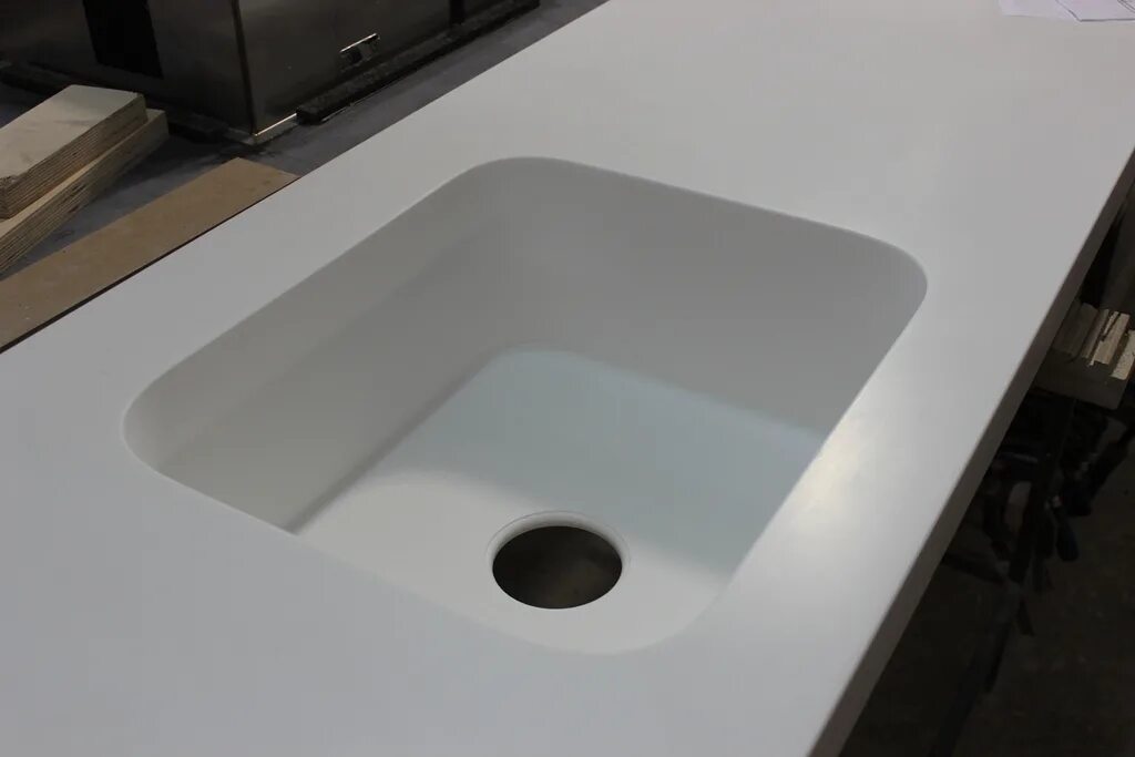 Мойка staron интегрированная. Мойка для кухни из акрилового камня staron. Мойка 380х400 каменная раковина. Мойка из акрилового камня. Lg hi-macs s006 arctic white.