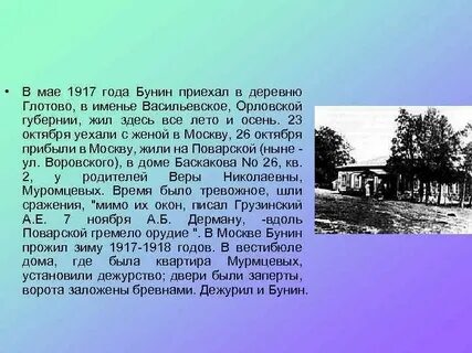 Отзыв бунина деревня