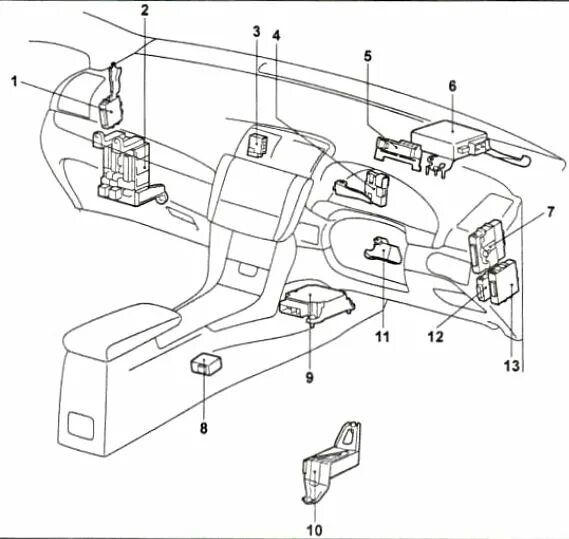 Предохранители тойота аллион 260 Sarma-Auto.ru