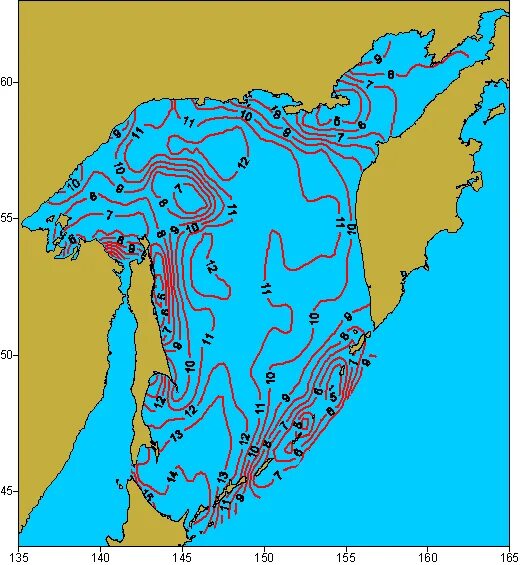 Температура воды охотское. Рельеф дна Охотского моря. Морские течения Охотского моря. Гидрография Охотского моря. Наибольшая глубина Охотского моря.