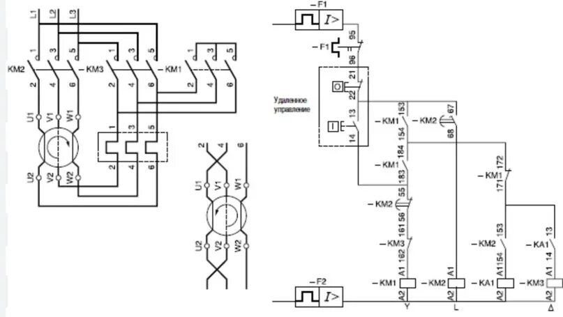 Схема подключения пускателей звезда треугольник. Схема запуска асинхронного двигателя со звезды на треугольник. Схема подключения контакторов звезда треугольник. Схема пуска асинхронного электродвигателя звезда треугольник. Переключение с треугольника