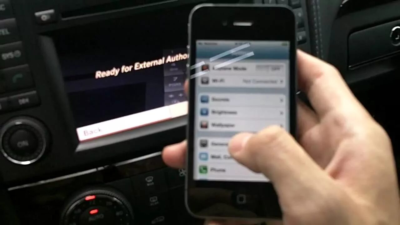 How to pair an iPhone to the bluetooth system in a 2010 60 MERCEDES BENZ M CLASS