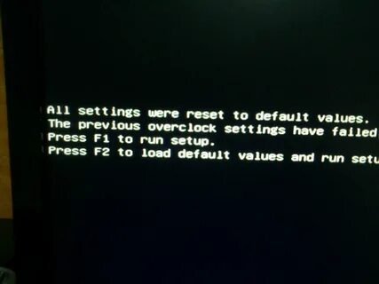 Run setup fail