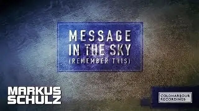Remember the sky. Remember the sky