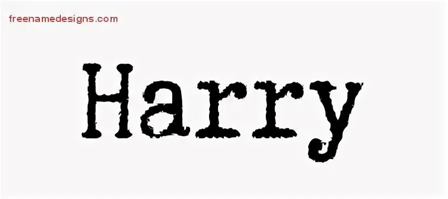 Harry name