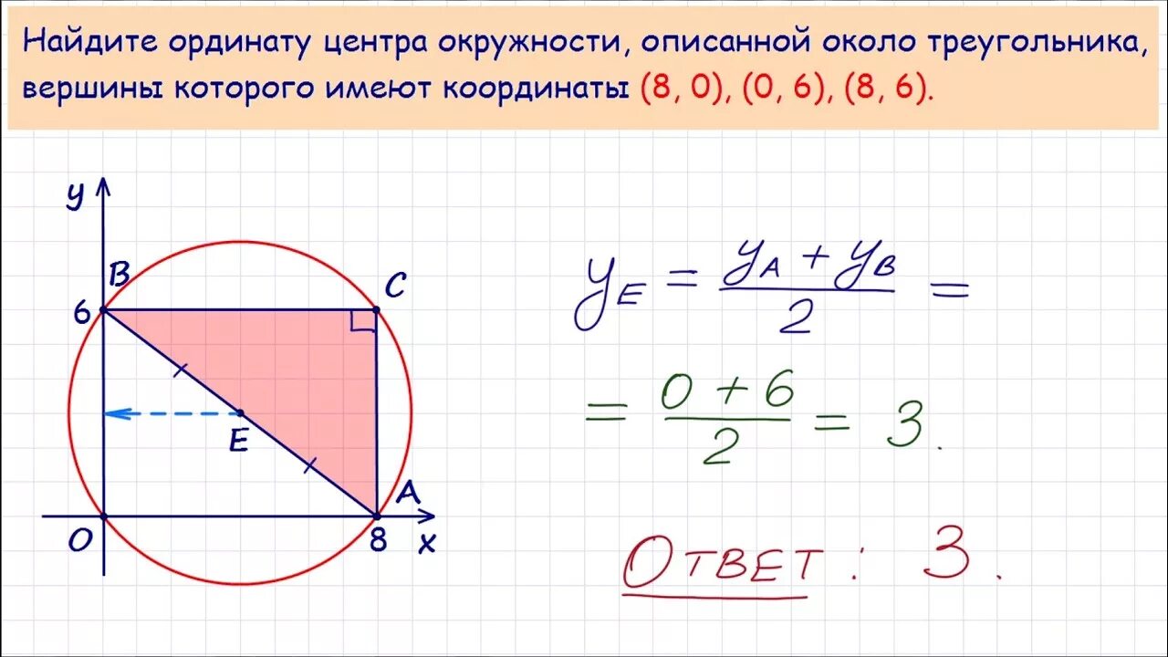 Центр описанного круга. Координаты центра описанной окружности треугольника. Координаты центра окружности описанной около треугольника. Координаты центра окружности. Центр jписанной окружности треугольника.