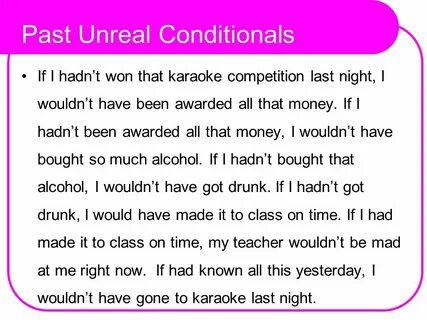 Unreal past
