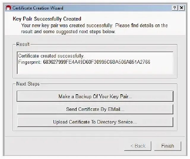 Successfully created. Successfully created
