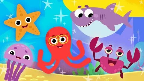 Морские животные развивающее видео для детей