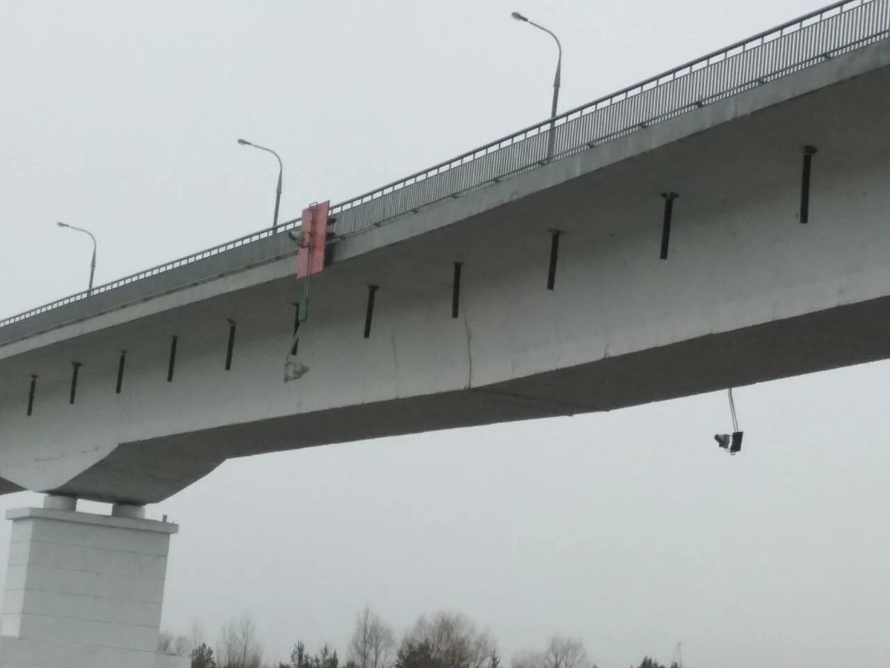 Мост через Припять. Трещины в мосту. Мост треснул. Новый автомобильный мост через Трещиху.