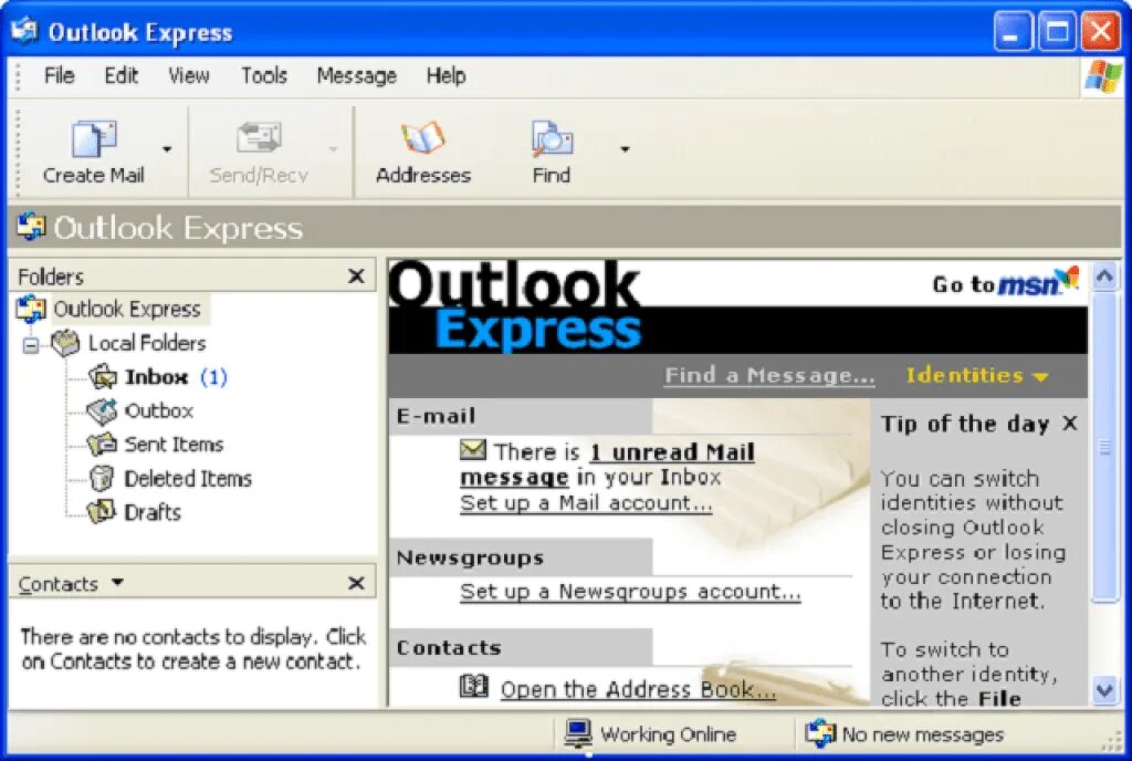 Программа открывающая файл sig. Outlook Express. Microsoft Outlook Express. Outlook Express для Windows. Майкрософт аутлук экспресс.