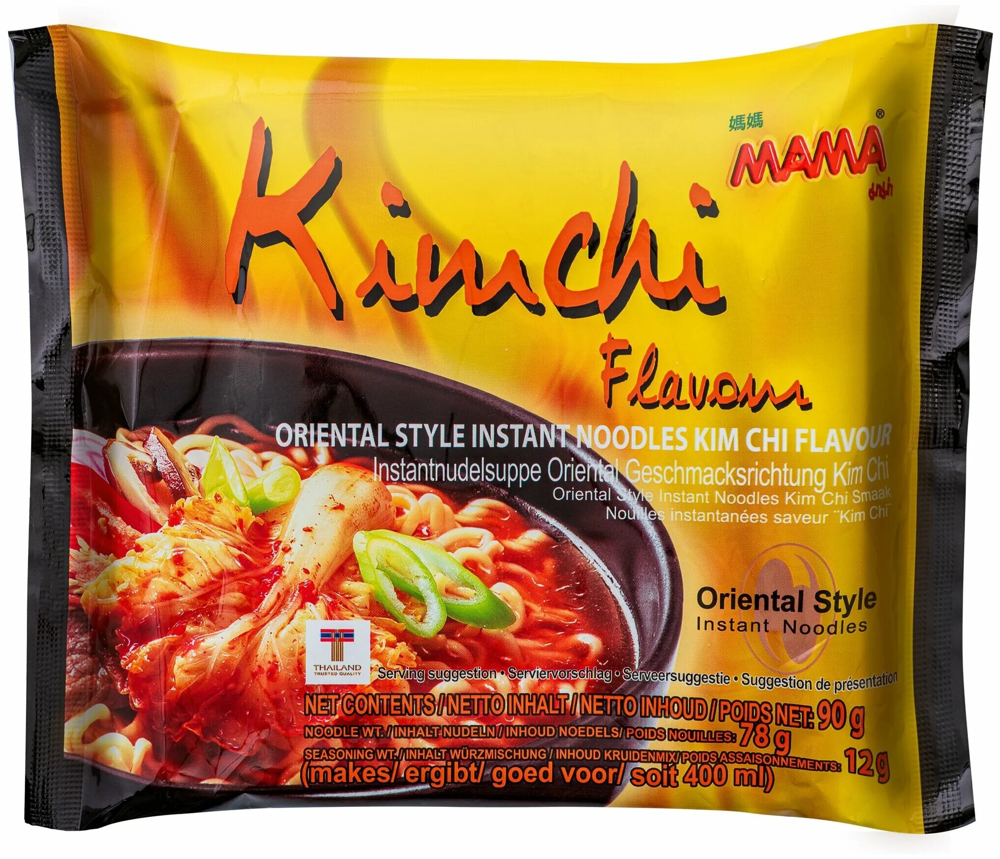 Тайская лапша быстрого. Лапша mama kimchi. лапша тайская быстрого приготовления mama. kimchi flavour лапша mama.