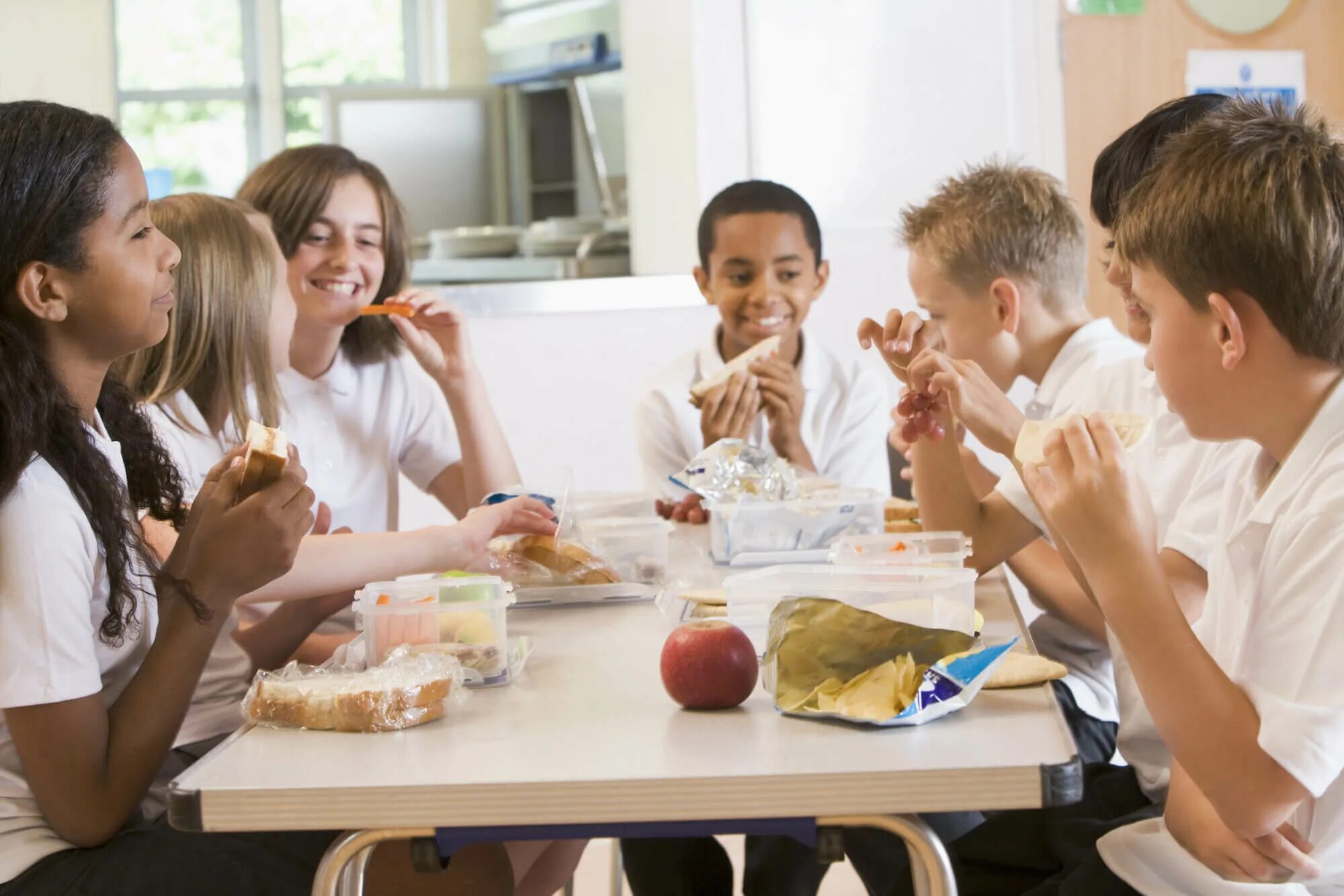 Its lunchtime at school and you re