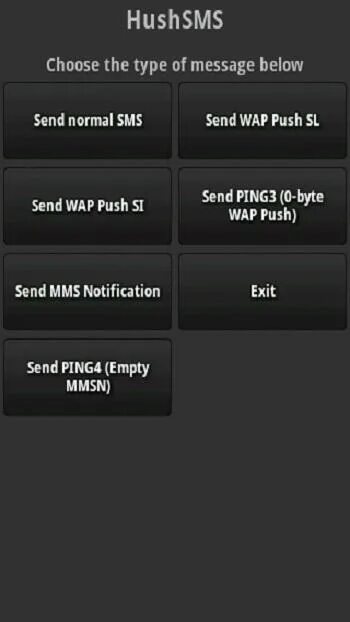 Приложение hushsms. Wap Push что это. Хаш SMS.