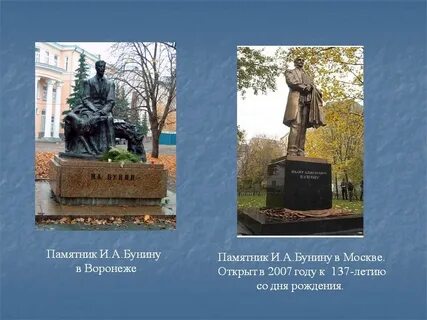 Бунин в москве