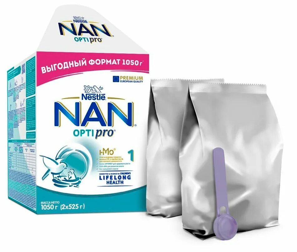 Nan nestlé 1 optipro с рождения