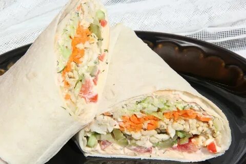Шаурма с капустой и морковью