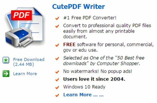 Convert to write. Convert to write