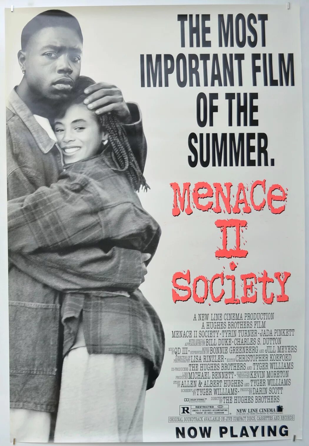 Menace II Society 1993. Плакат Menace 2 Society.