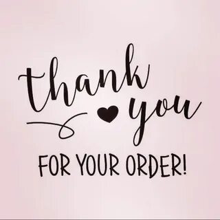 Thank you order
