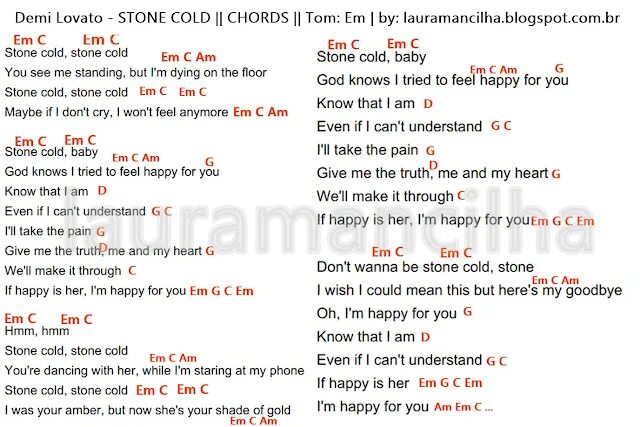 Cold cold cold текст перевод. Stone cold деми ловато текст. стоун колд текст. stone cold на укулеле. текст песни stone cold demi lovato.