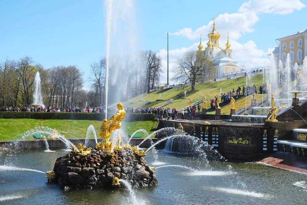 Петергоф (музей-заповедник). Фонтаны в Питере Петергоф открытие 2023. Петергоф в апреле. Пуск фонтанов в Петергофе 2022. Фонтаны в петергофе когда включают 2024 году