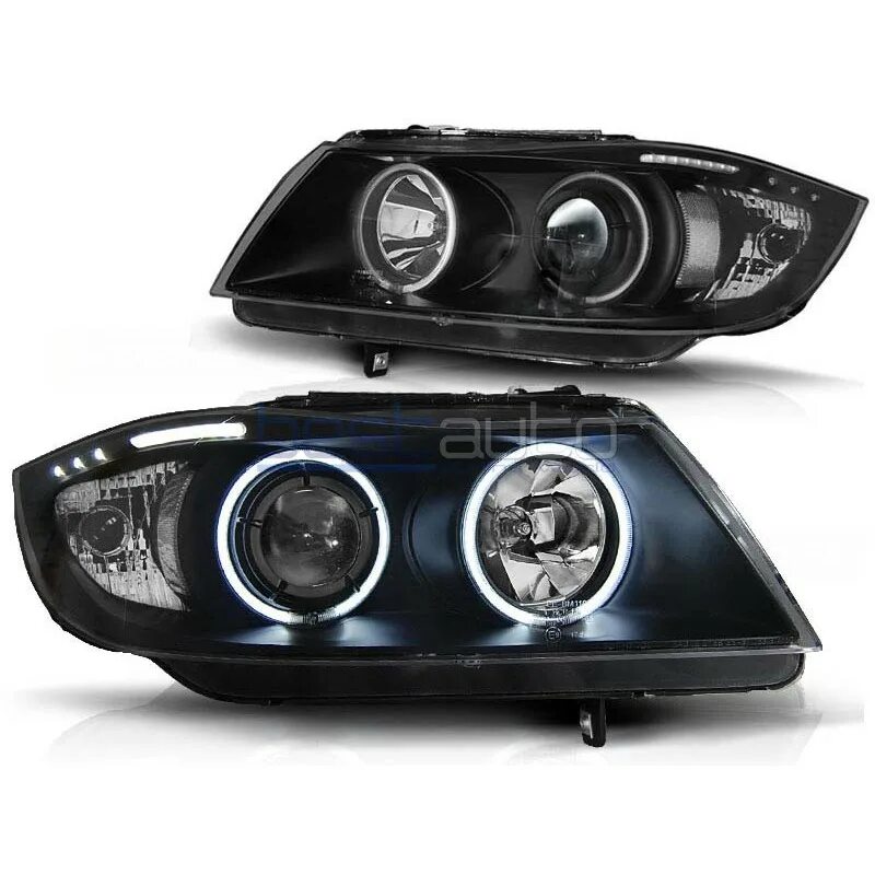 Лампы bmw e90. БМВ 3 e90 ангельские глазки. BMW e90 фары. BMW Angel Eyes e90. Фары Eagle Eyes БМВ е39.
