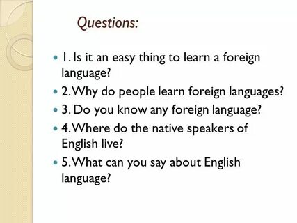 Why we need english