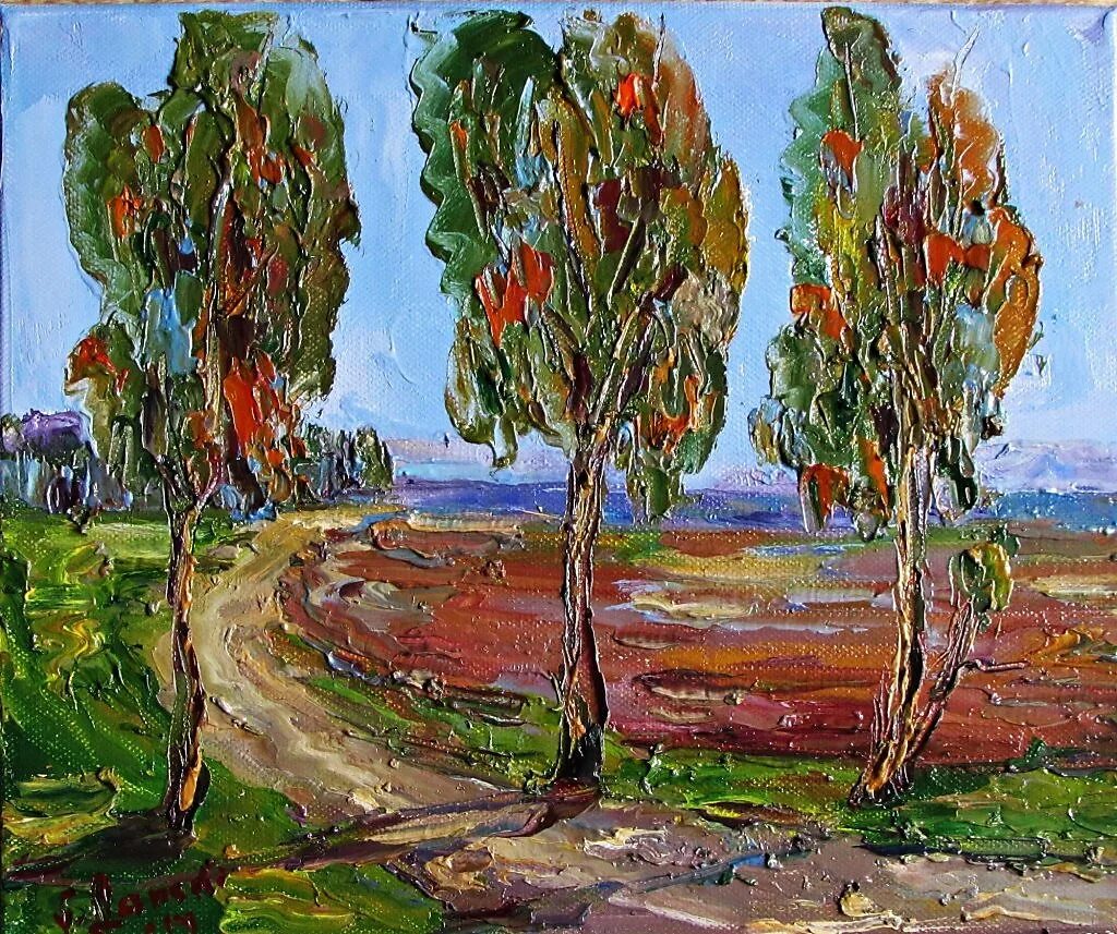 Какой прием использует художник