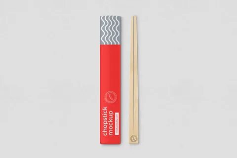 Free Chopstick Mockup.