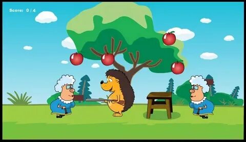 Игра для детей 4 про ежика