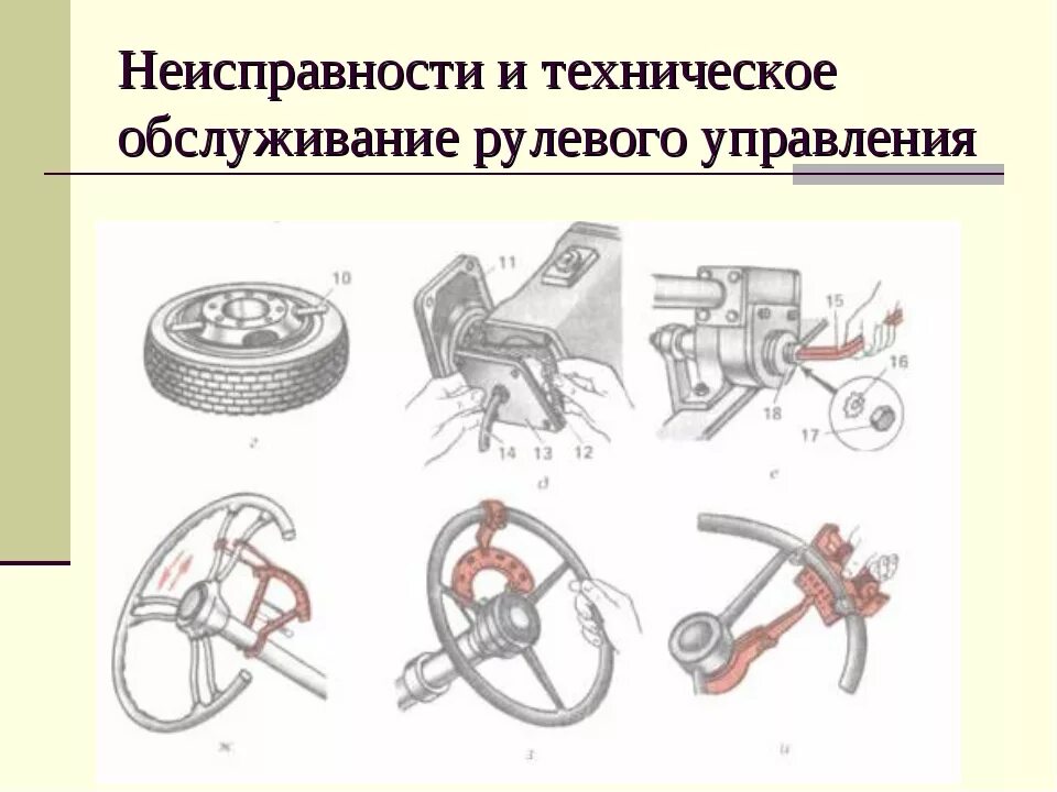 Обслуживание рулевого управления автомобиля. Техническое обслуживание рулевого управления. Ео рулевого управления. Техническое обслуживание рулевого механизма. Оборудование при то рулевого управления.