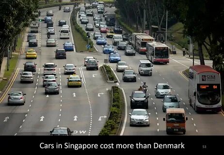 Fewer cars