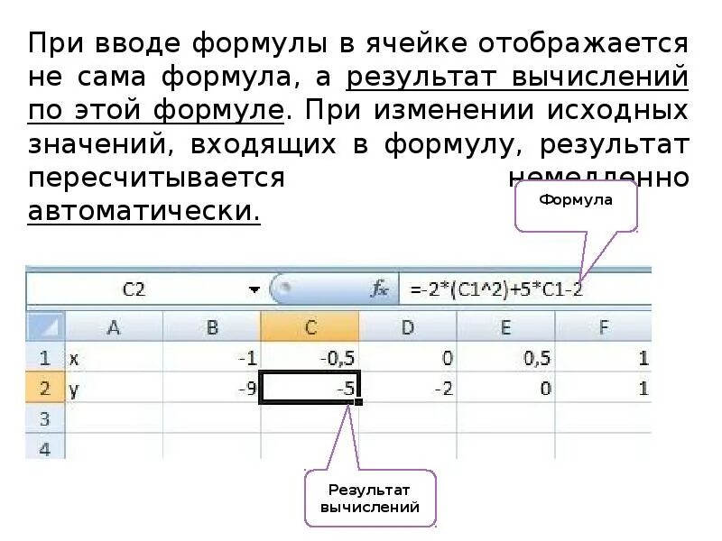 Вместо формулы значение. Вместо формулы значение