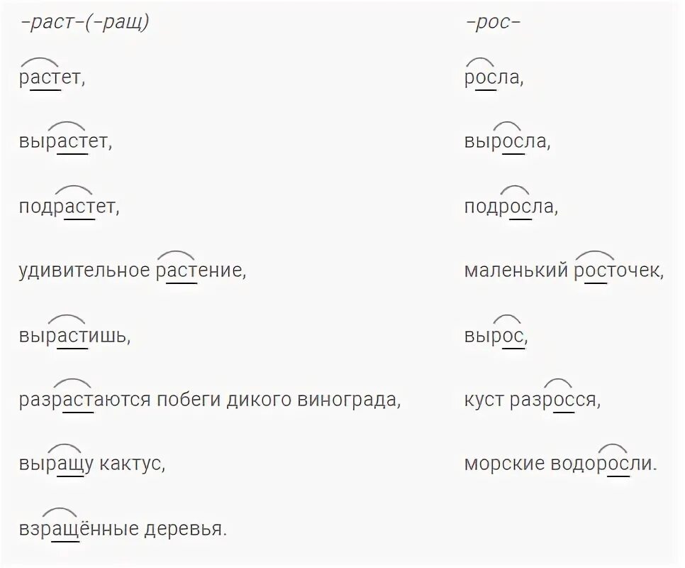 Росла растет выросла вырастет подросла. Росточек разобрать слово по составу. Росточек морфемный разбор. Морфемный разбор слова нарастают нарастают. Морфемный разбор слова пальто.