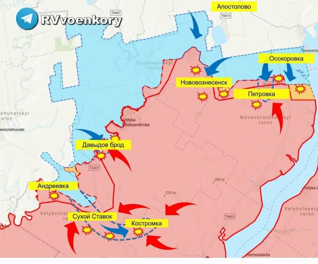 Карта украины херсонского направления. Карта Херсонской области боевые действия. Бои в Херсонской области карта. Карта боёв Херсонская область. Граница боевых действий на Украине.