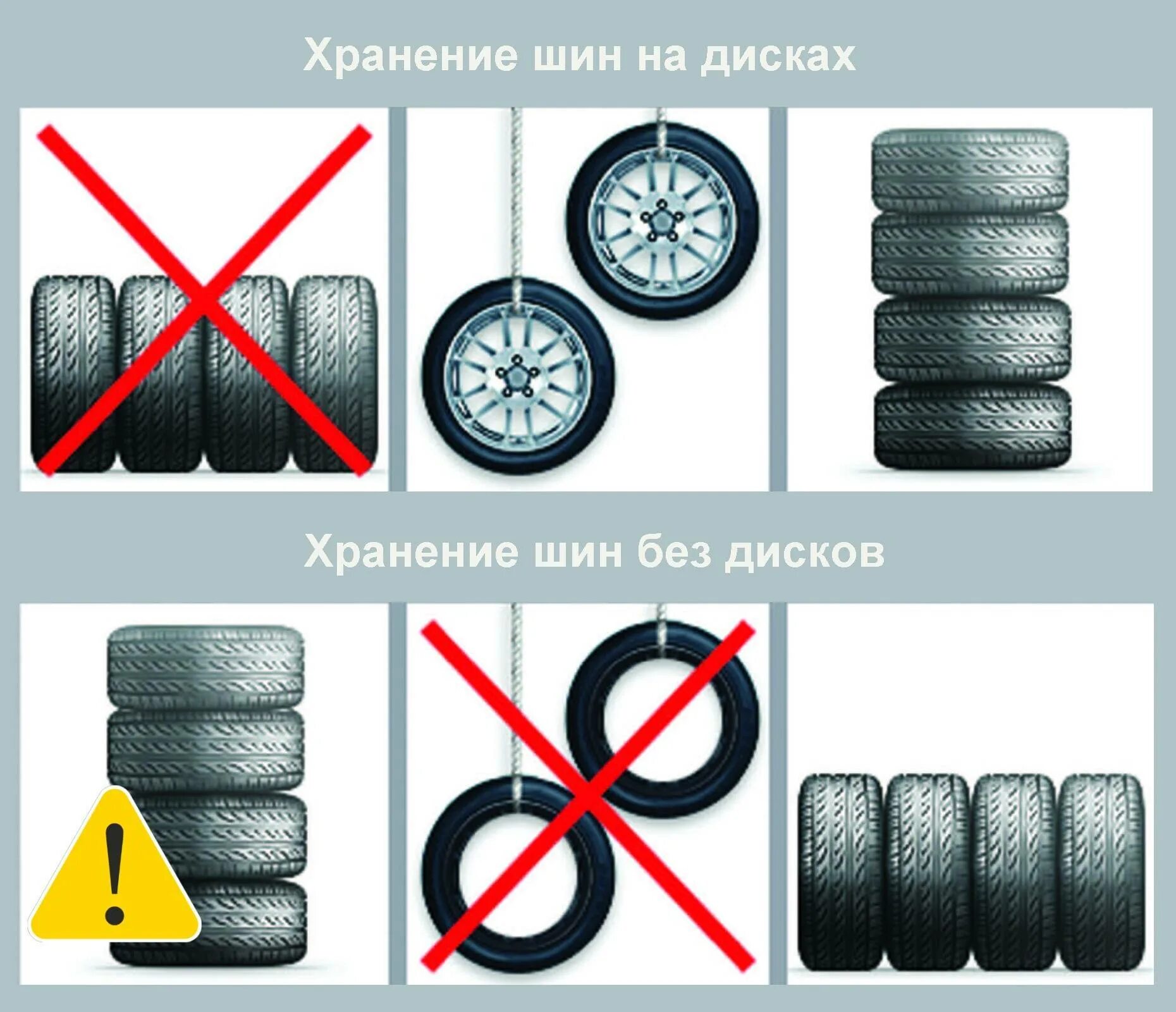 Как хранить диски в гараже зимой