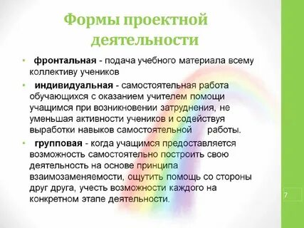 Новые формы активности