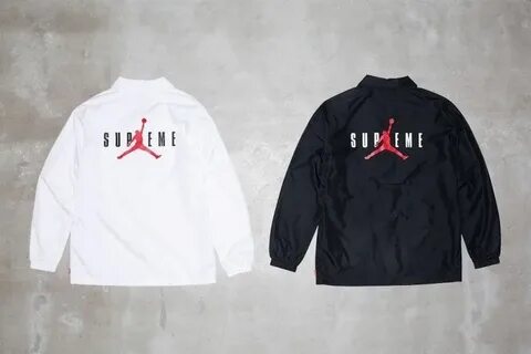 Пуховик supreme x jordan