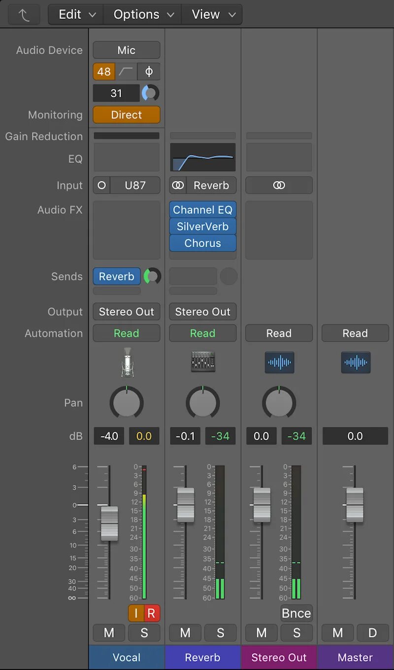 Logic Pro x Интерфейс. Лоджик. Logic Pro interface. Аудио мониторинг. Element audio