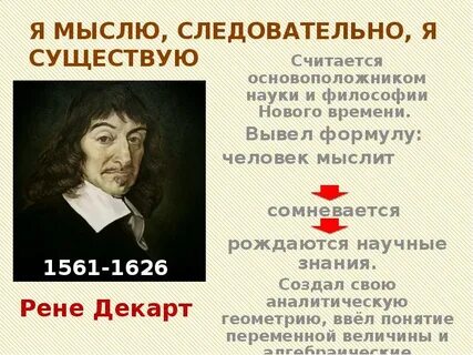 Декарт афоризм