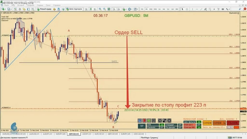 Цифровой советник. 131. Биржевой терминал. Усреднение акции. Индикатор разворота mt4.