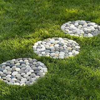 Пластиковые камни для сада и ландшафта