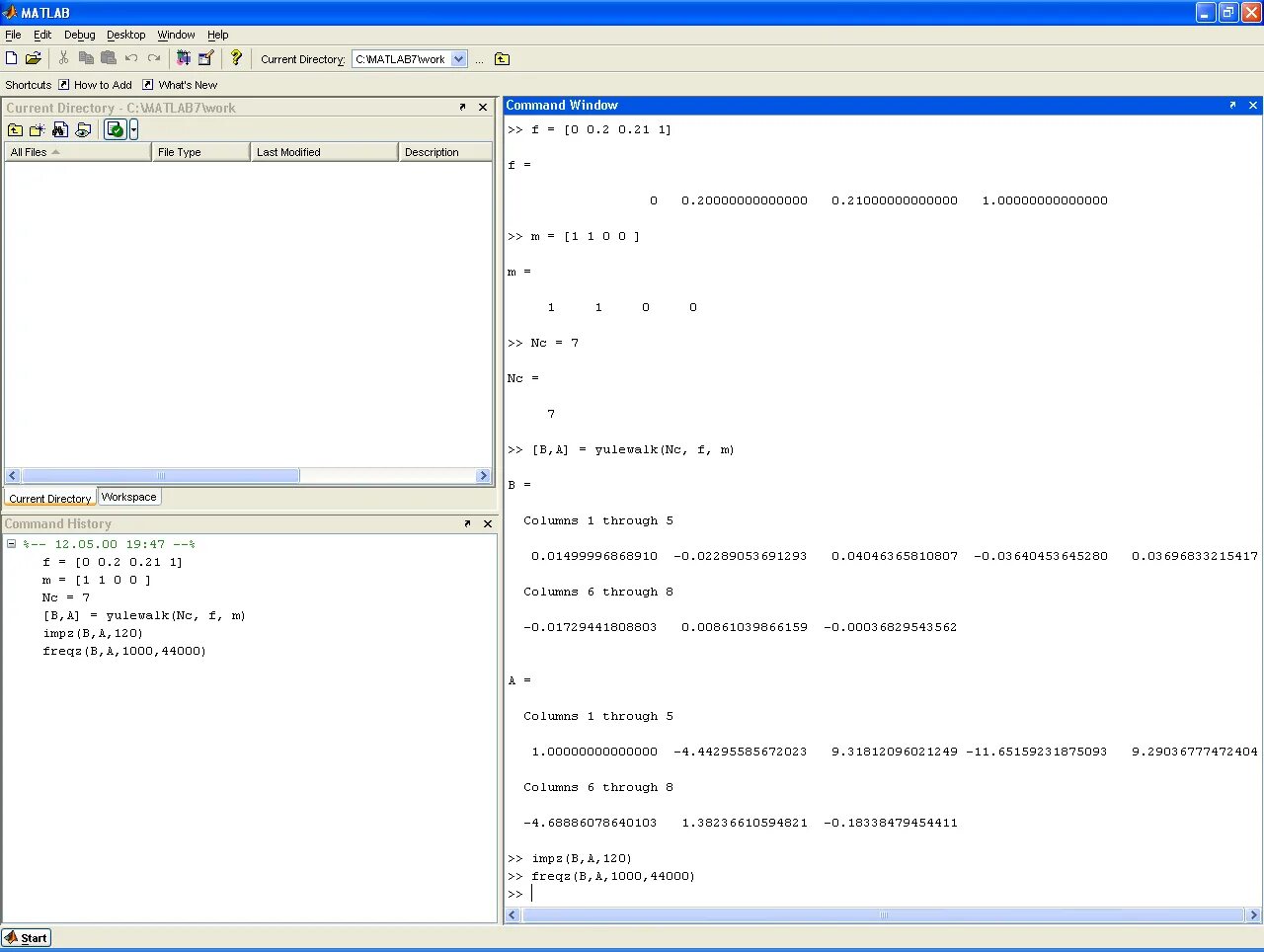 Table matlab. Бих фильтр импульсная характеристика matlab. фильтр фнч матлаб. фильтр низких частот матлаб. фильтр высоких частот в матлабе.