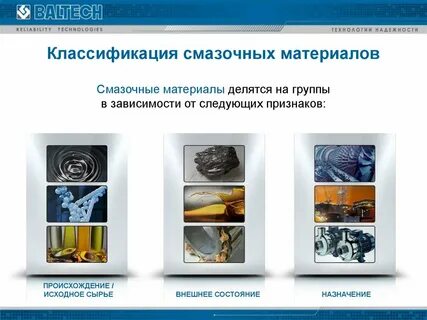 Что относится к смазочным материалам