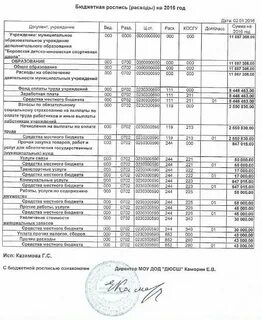 Исполнение сводной бюджетной росписи
